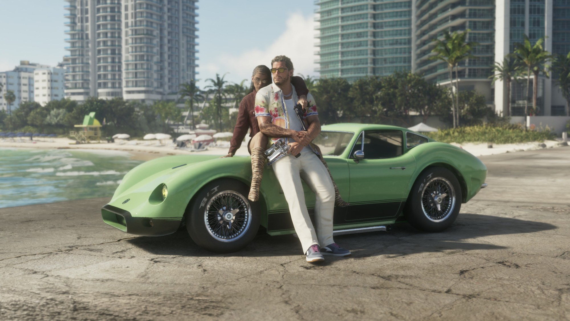 Plaża, zielony klasyk i para bohaterów. Według Schreiera narzędzia zbudowane przy GTA 6 mają sprawić, że następna gra Rockstara nie będzie powstawać osiem lat