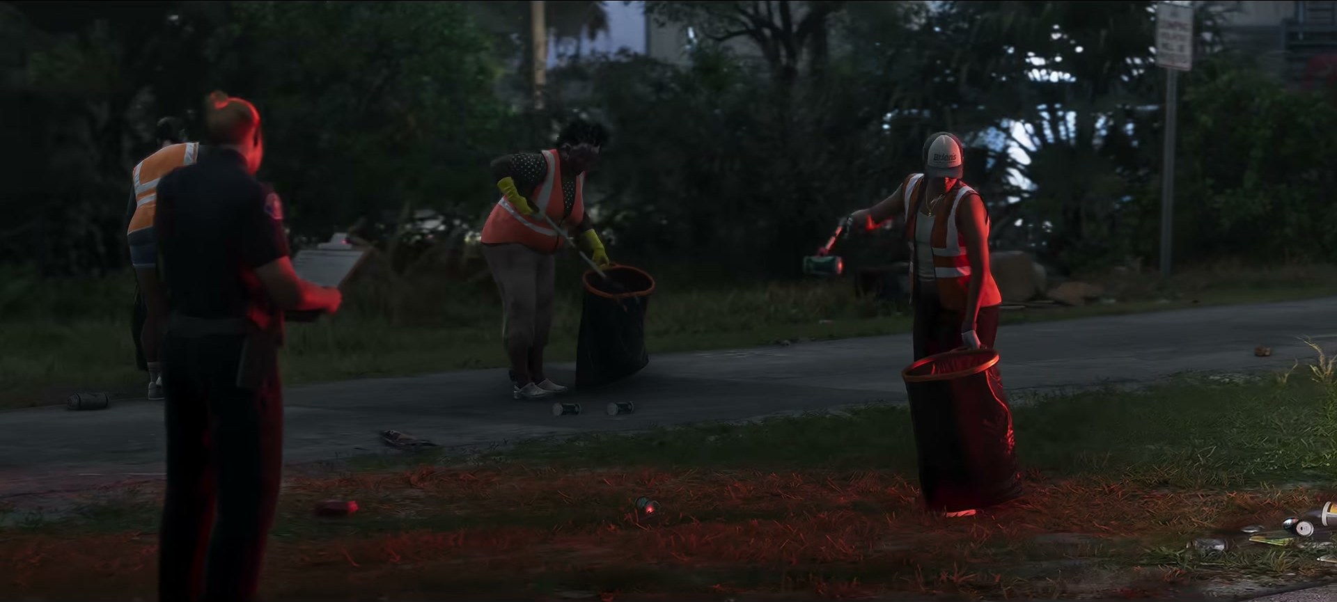Patrol policji na poboczu w drugim zwiastunie. Rockstar pokazuje dziś więcej życia na ulicach Leonidy niż kiedykolwiek w Los Santos