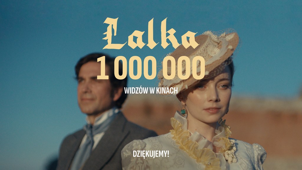 Grafika, którą 9 października ogłoszono milion widzów w kinach
