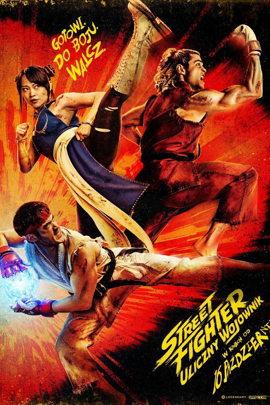 Polski plakat „Street Fighter. Uliczny wojownik” (premiera 16.10.2026)