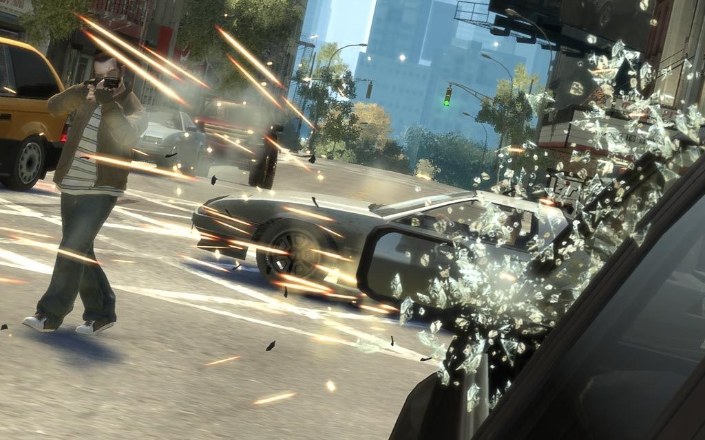 Grand Theft Auto IV z 2008 roku. Dan Houser chodził z nowojorskimi policjantami i reporterami, żeby zrozumieć „podbrzusze Nowego Jorku”