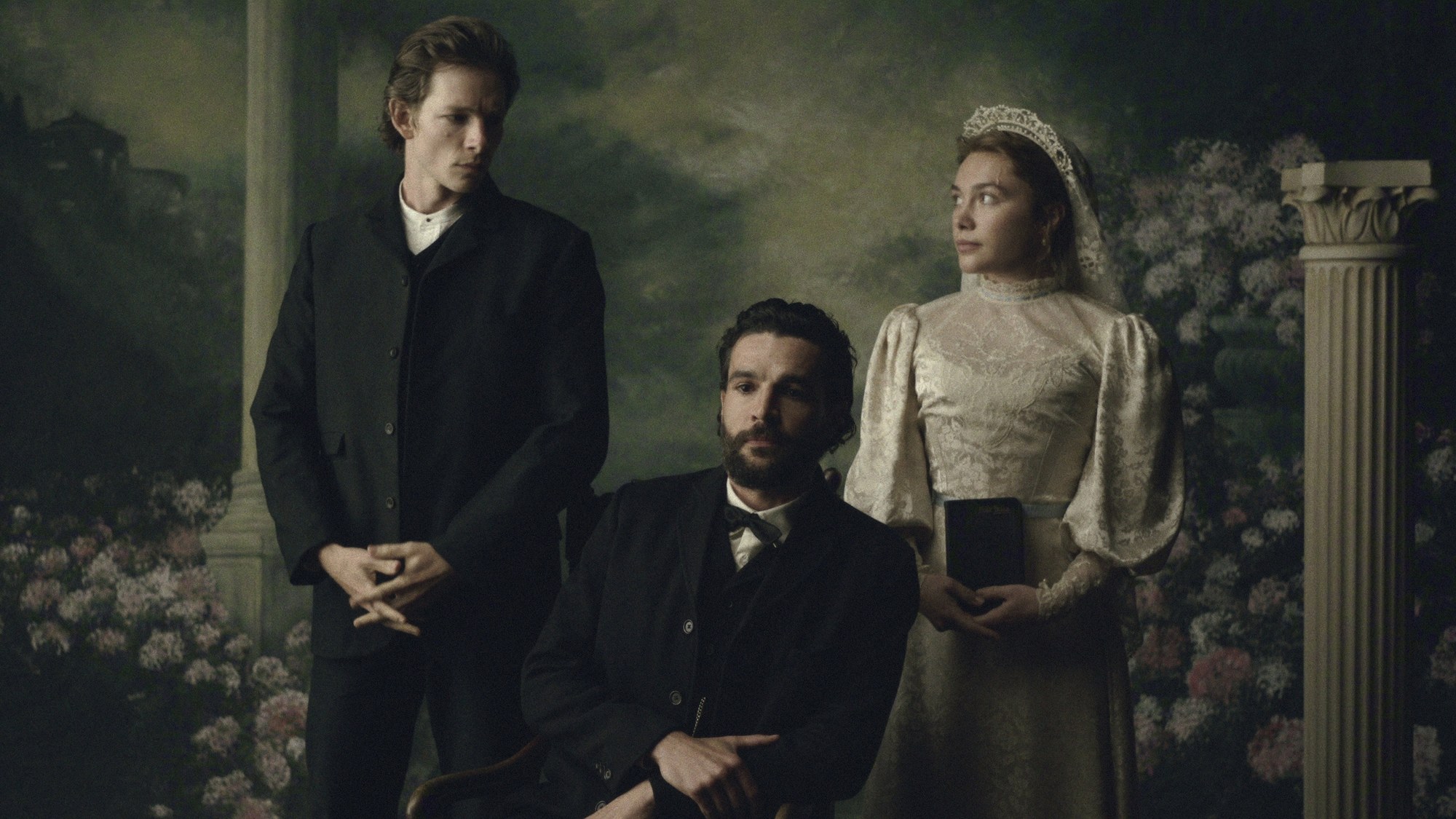 Mike Faist, Christopher Abbott i Florence Pugh. Bracia Traskowie i kobieta, która rozbije ich rodzinę