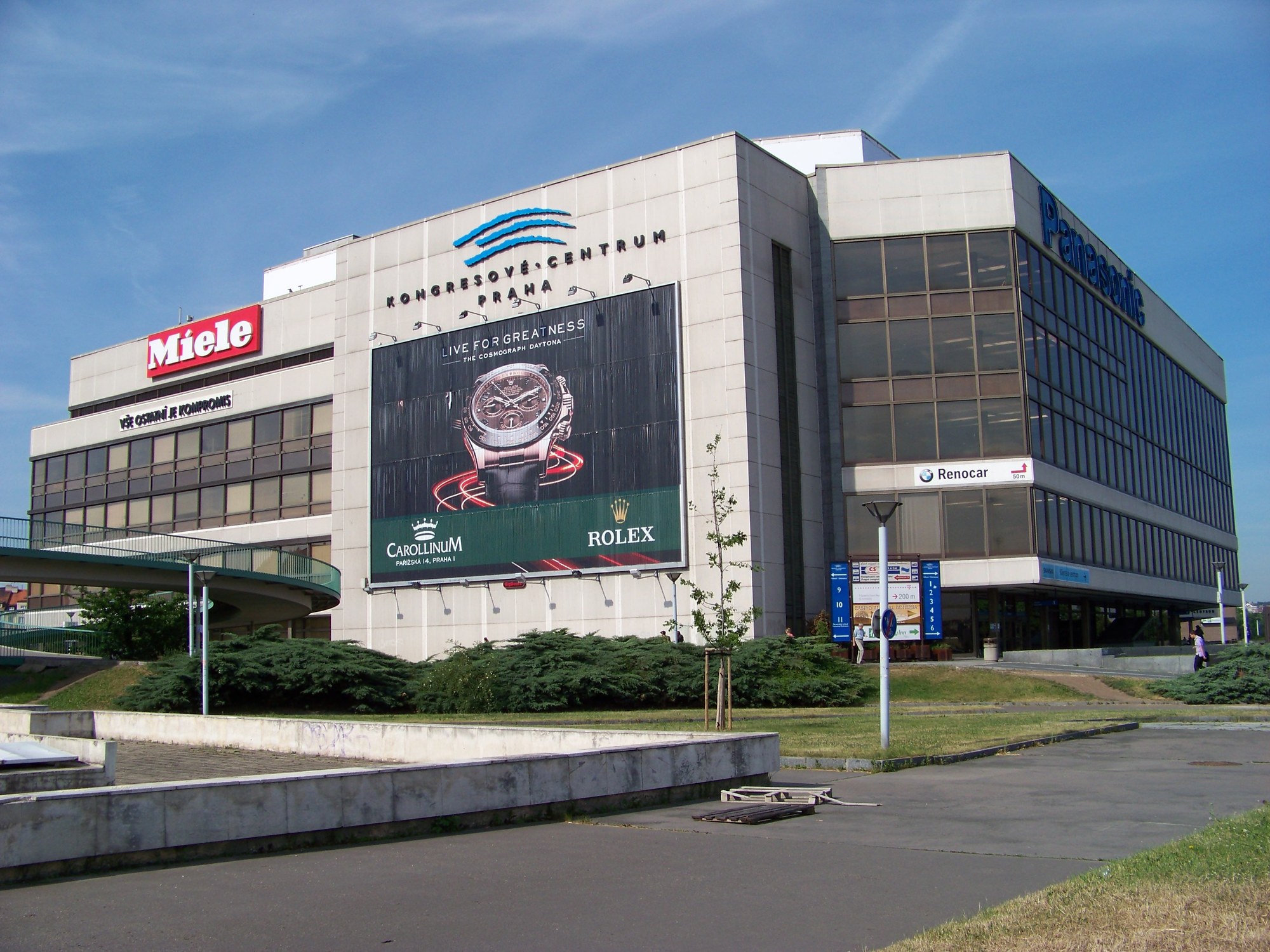 Kongresowe Centrum w Pradze (Kongresové centrum Praha), gdzie 7-9 października 2026 odbył się Open Source Summit Europe. Zdjęcie archiwalne budynku