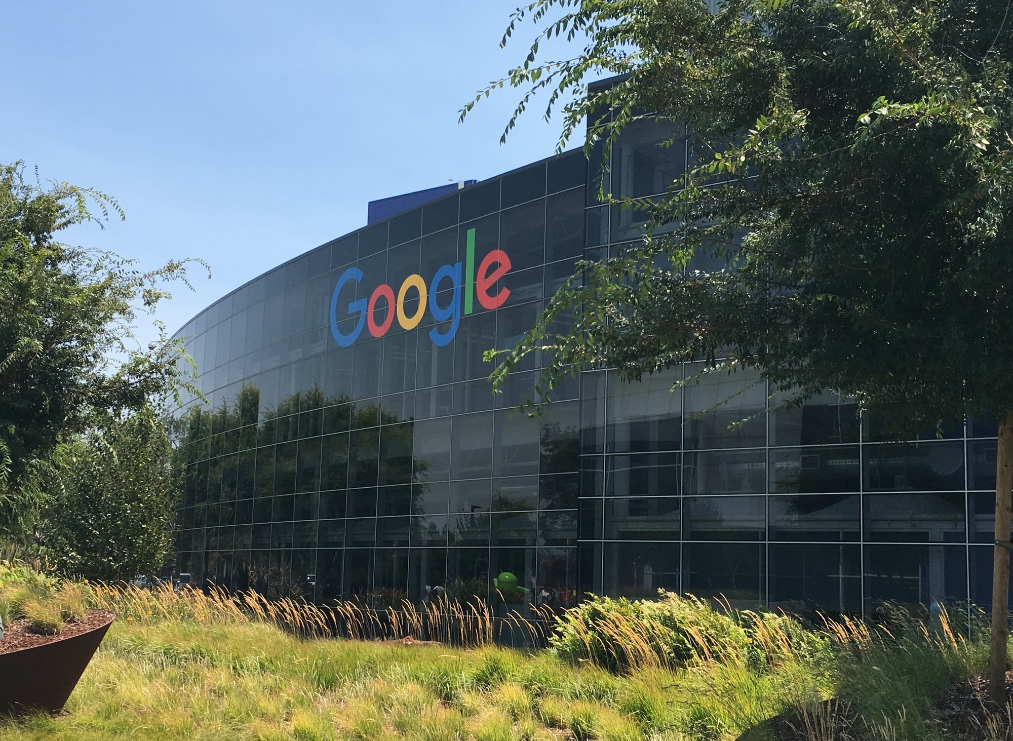 Siedziba Google - kampus Googleplex w Mountain View w Stanach Zjednoczonych.